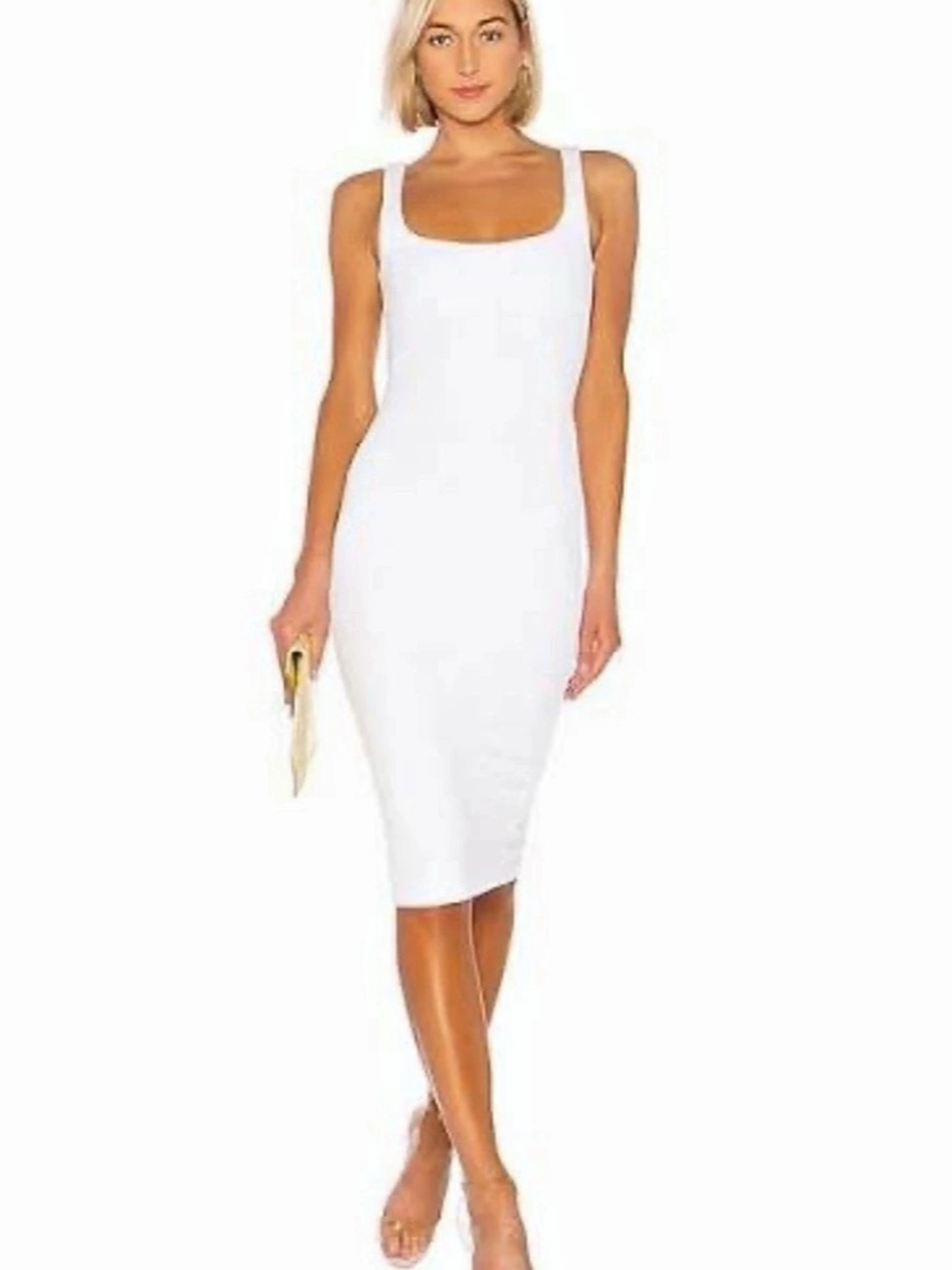 superdown Gail Tank Midi Dress White